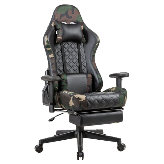 Gaming Chair Ergonomic 360°Swivel Rolling Chair, for Office or Gaming